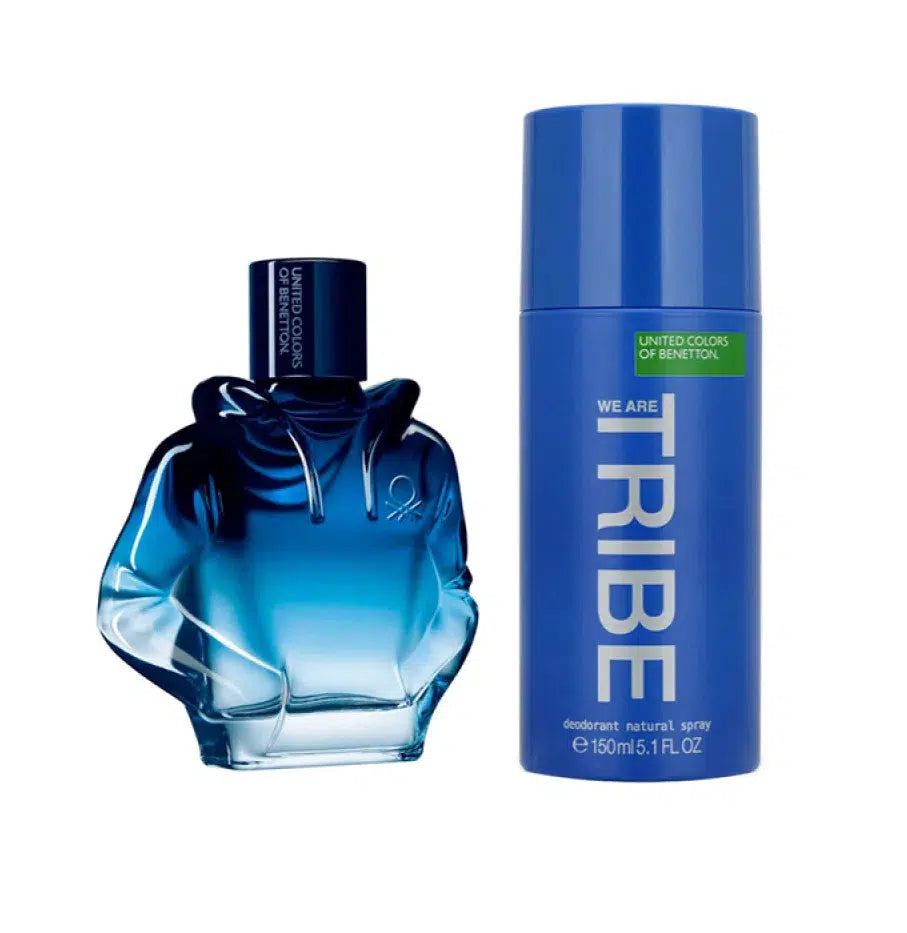 Benetton We Are Tribe 2-Piece Gift Set for Men EDT