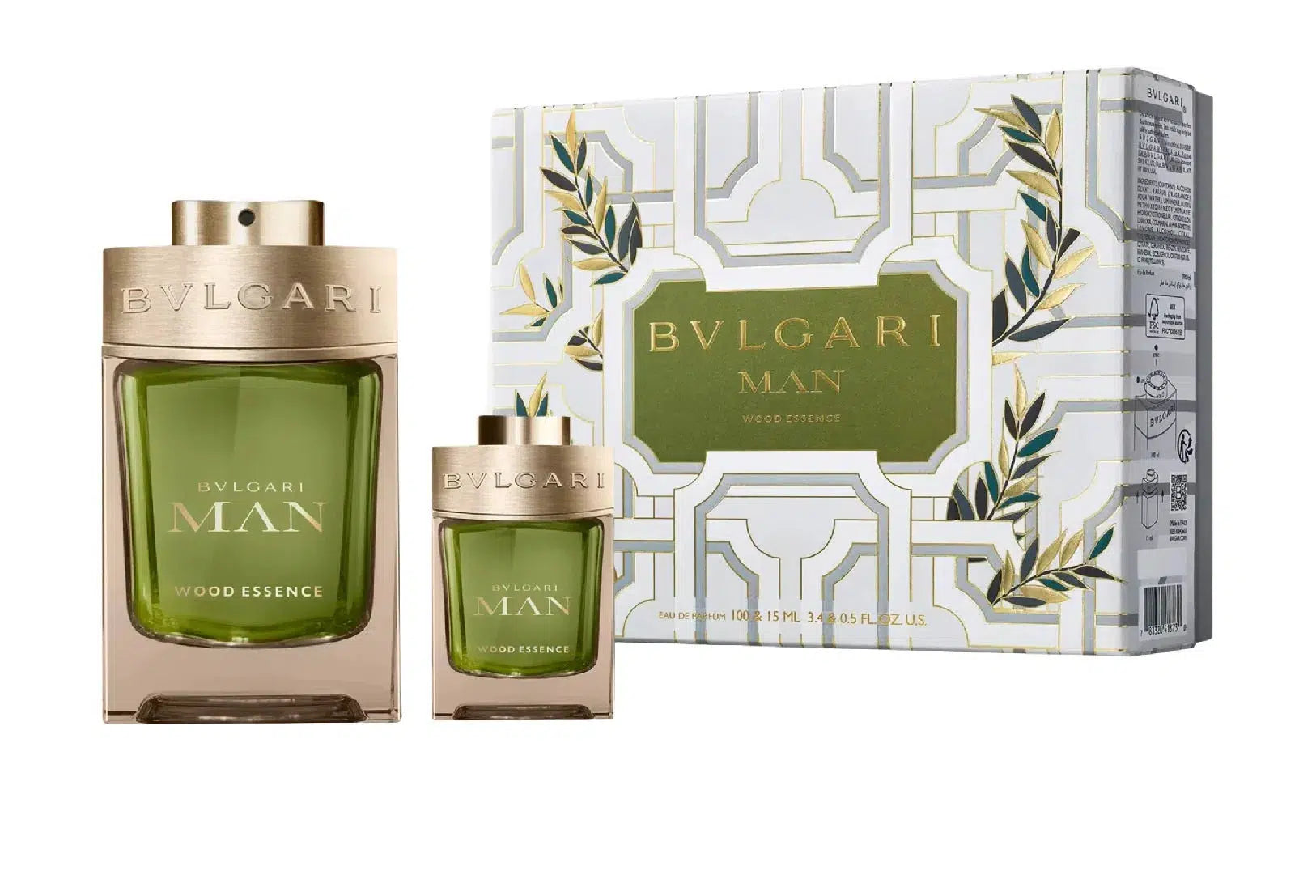 Bvlgari Man Wood Essence EDP 2-Piece Gift Set