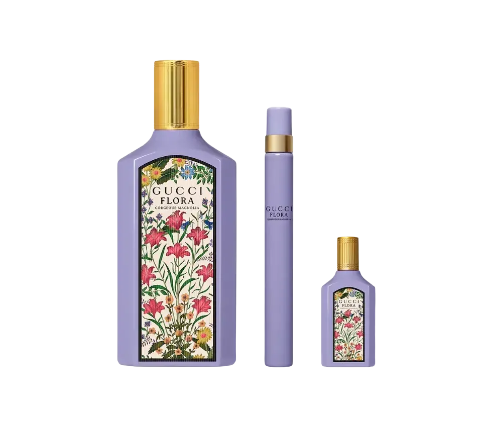 Gucci Flora Gorgeous Magnolia EDP 3-Piece Gift Set for Women